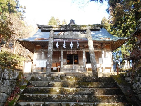 別格20への道（西照神社）