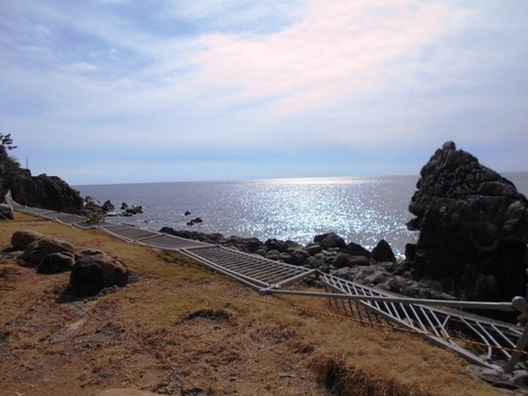 浜千鳥公園ガードレール