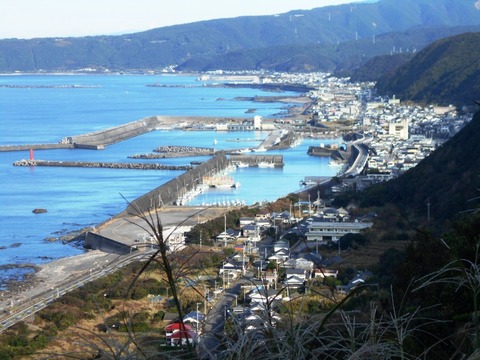 25番への道（室戸スカイラインからの景色）