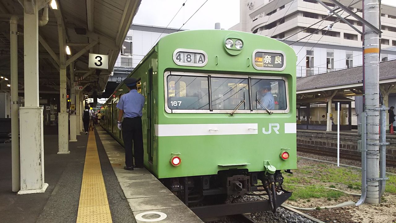 激走１０３系 代走のみやこ快速 快速運用を撮る 8 31奈良線遅延 高安の人の鉄道ブログ