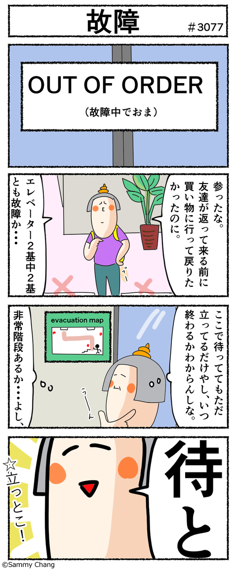 3077