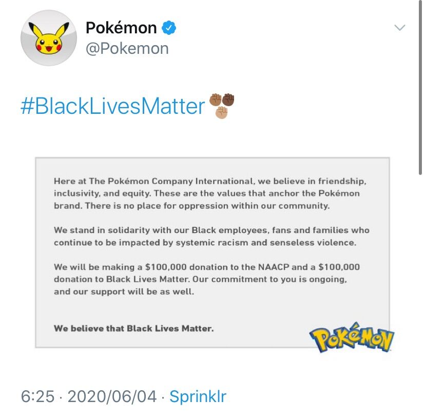 悲報 ポケモン公式さん アメリカの暴動に対して カキ サトシ の画像を投稿し物議を醸す 楽してニューゲーム ゲームまとめ