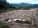 畜舎基礎工事画像