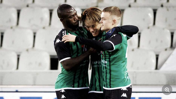 上田綺世がセラン戦で2ゴールの大活躍！セルクル・ブルッヘを5試合ぶりの勝利に導く