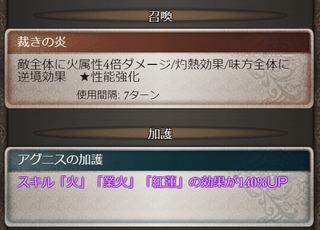アグニス4凸加護