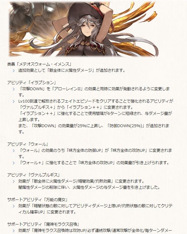 さにちゃん グラブル 18年9月のバランス調整 予告 さにちゃん グラブル 18年9月のバランス調整 予告