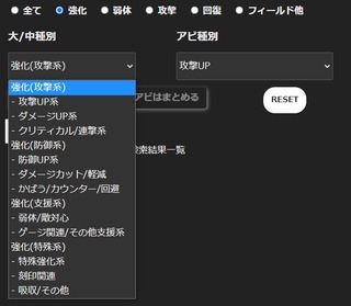 強化一覧