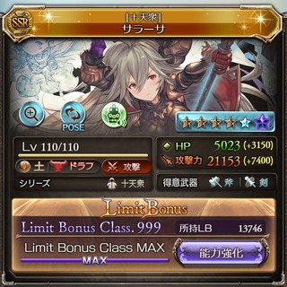 サラーサLBクラスLv