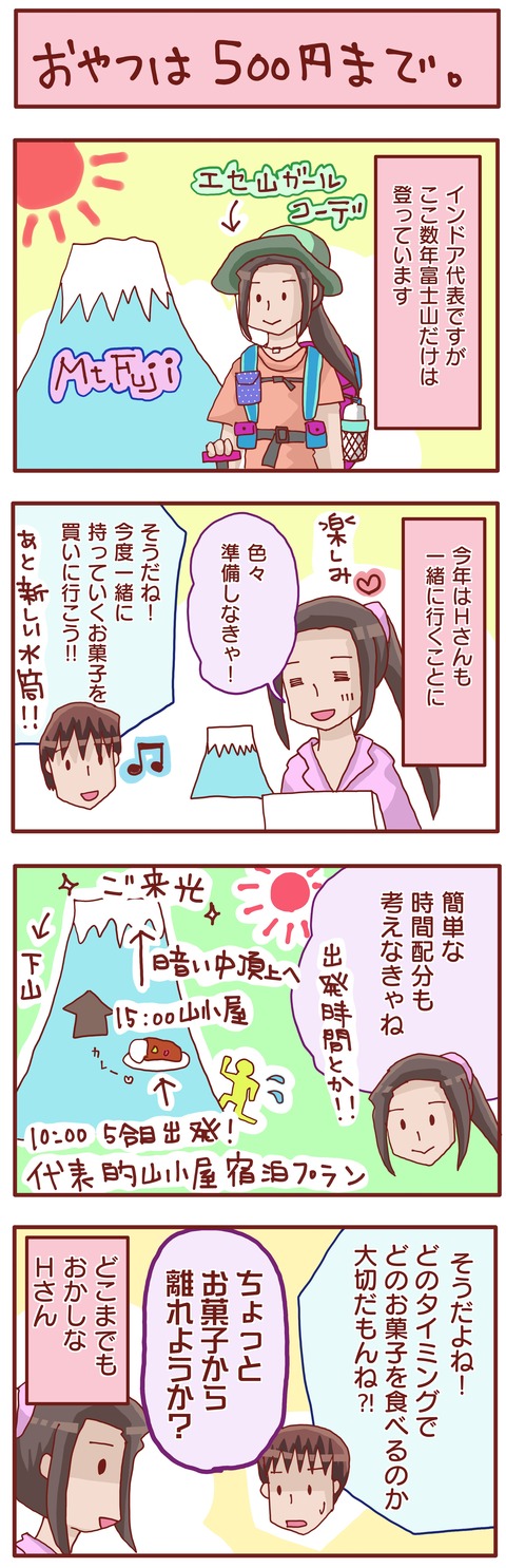 富士山準備
