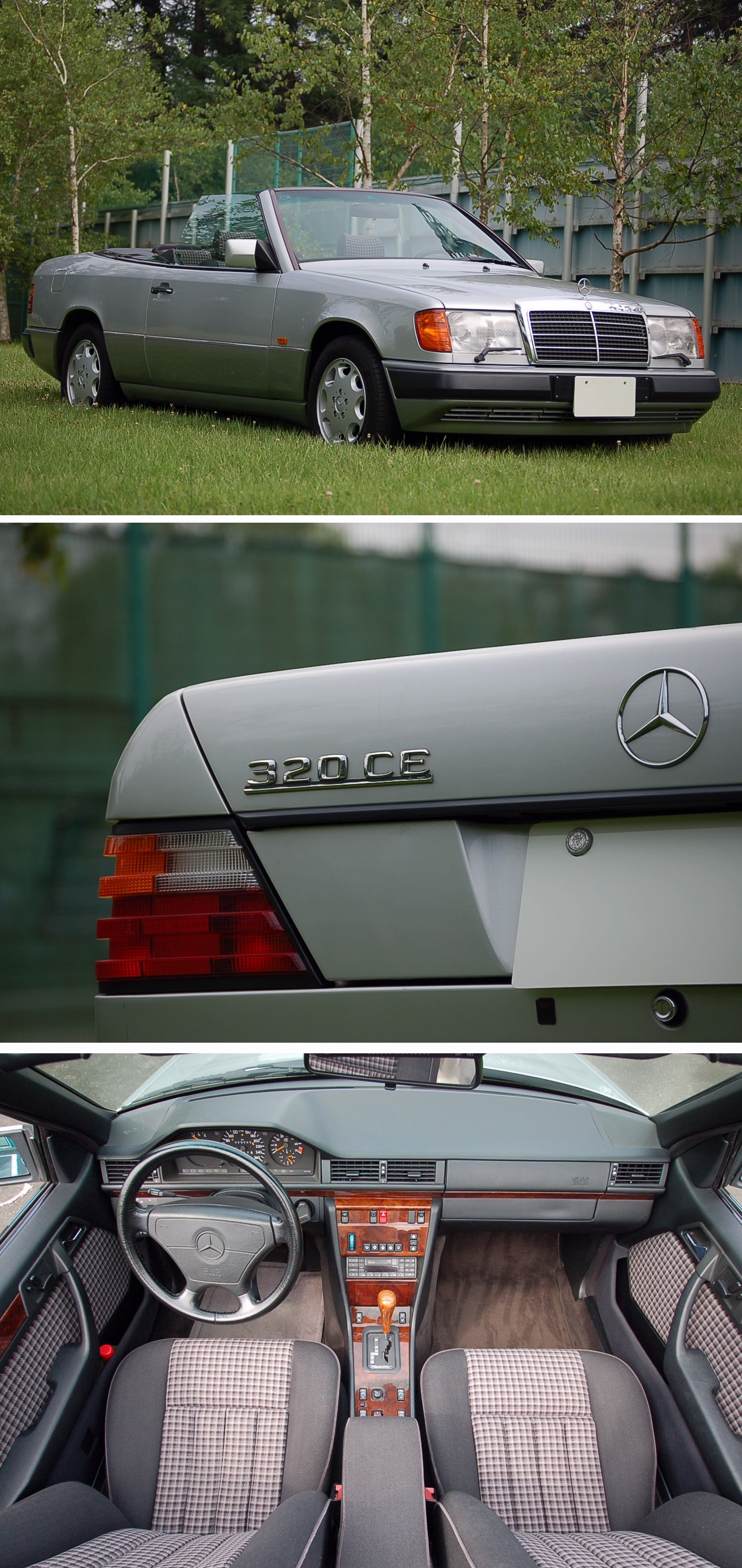 入庫しました w124 320ceカブリオレ 中古車流通研究所 オーナー日記 入庫しました w124 320ceカブリオレ 中古車流通研究所 オーナー日記