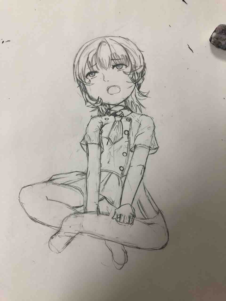 ポケモンcg模写 その3 とオリジナル絵 創作途中 絵で衣食住を目指す