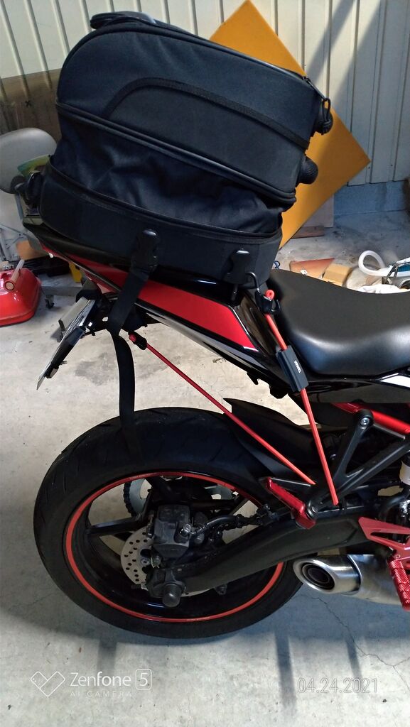 ZX25R ツアラーシートバッグ装着 : さすらいの風来坊 さんちゃん