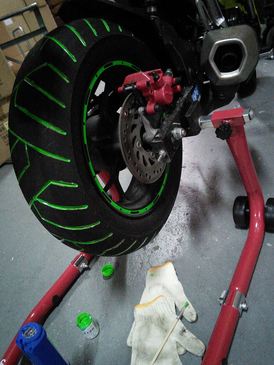 グロム メンテナンススタンド購入 さすらいの風来坊 さんちゃん