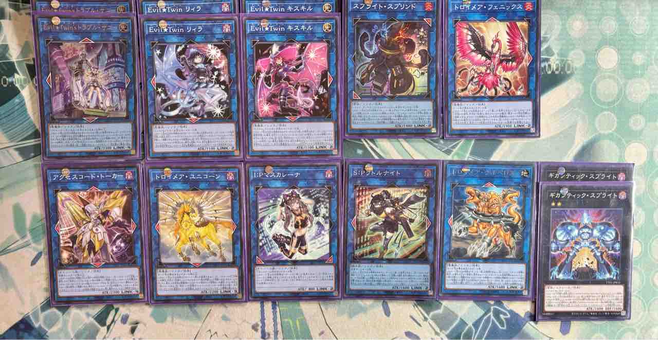 100セット イビルツイン デッキパーツ タクティカルトライデッキ まとめ売り 遊戯王オフィシャルカードゲーム デュエルモンスターズ 遊戯王