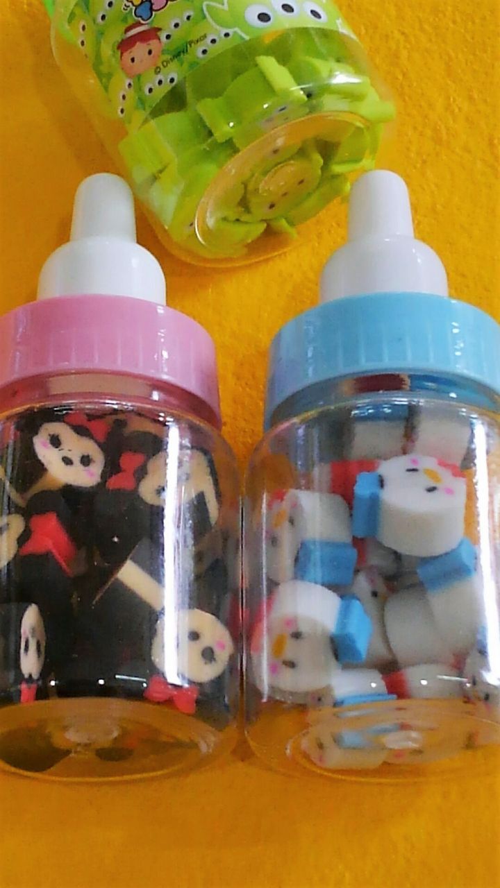 ディズニーツムツム 哺乳瓶入り消しゴム ６０円 三代目 勢州屋商店 Blog