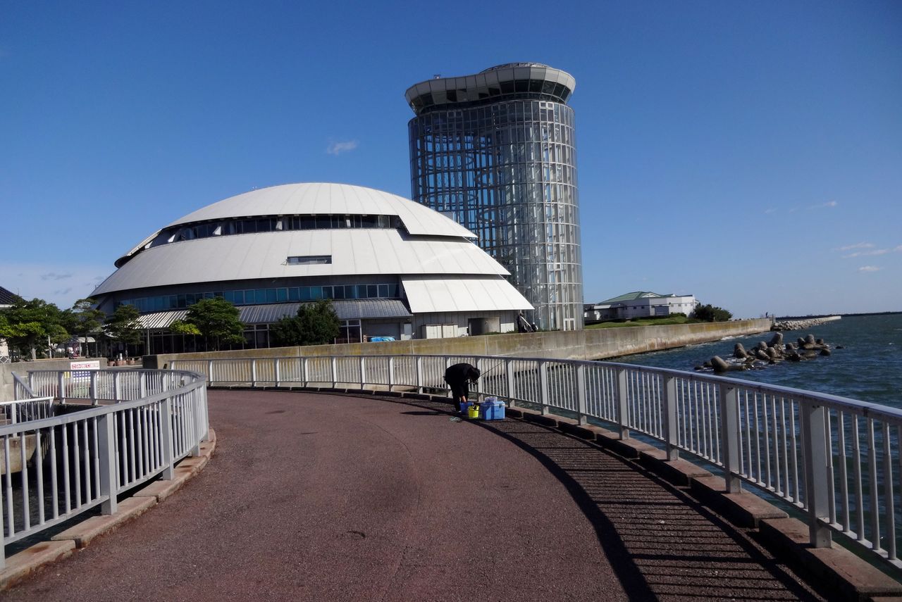 夢みなとタワー 山陰と小庭 写真