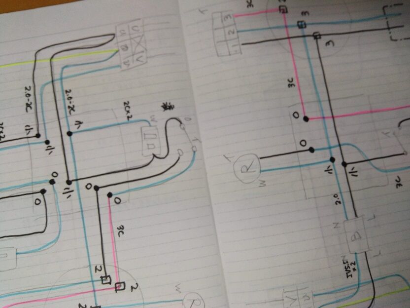 第一種電気工事士技能試験に向けて複線図の練習 でんせつのおじさん