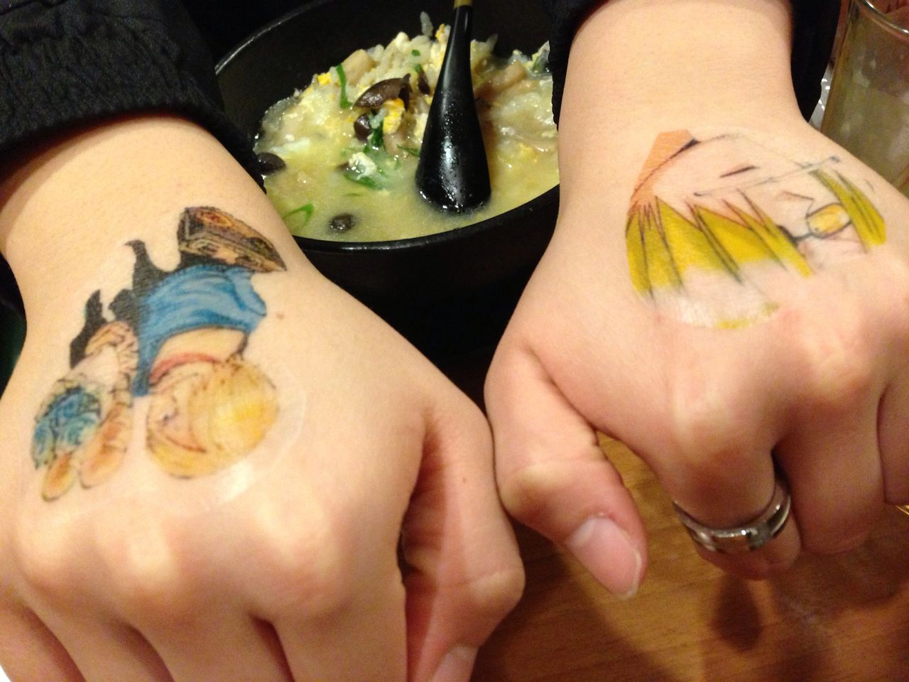 手作りサンジタトゥー サンジまみれの痛部屋女