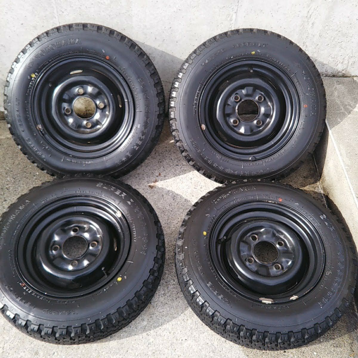 注目 サニートラック 車検用鉄ホイール タイヤ ホイールセット Www Fonsti Org