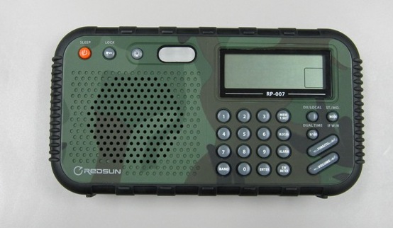REDSUN/RP007軍事用短波ラジオ 軍用短波ラジオ REDSUN RP007 16800円 防水・防塵・耐衝撃