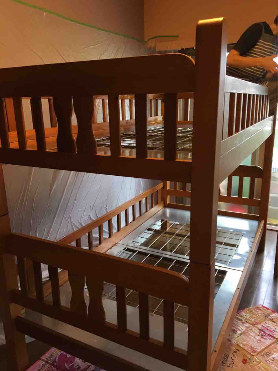 Aちゃん宅最後のdiy 2段ベッドを塗装してイメチェンしました Sansankikiのマイホームdiy