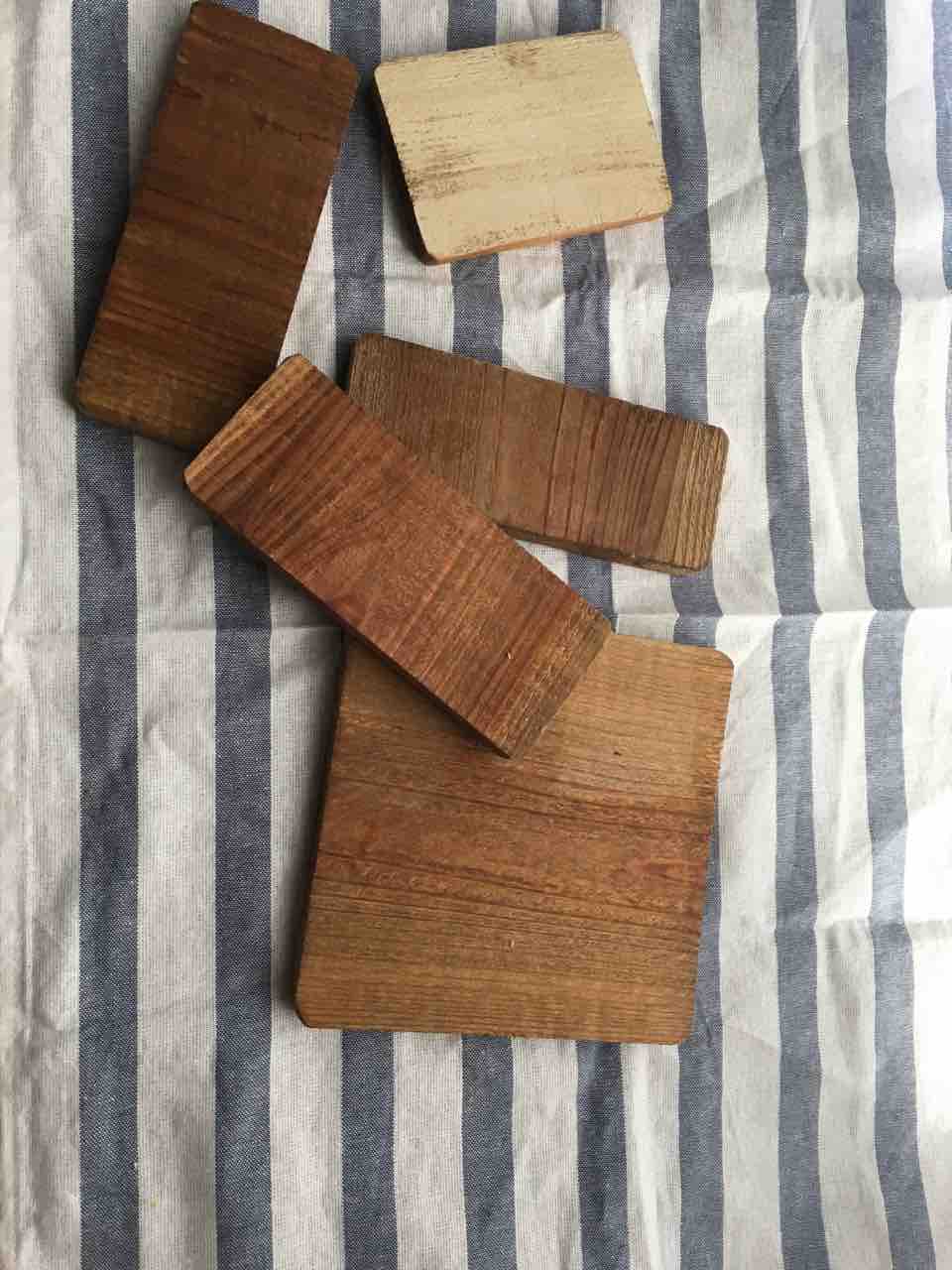 簡単 端材をペイントして鍋敷きを作ろう Sansankikiのマイホームdiy