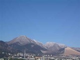 別府の雪景色