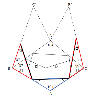 2018灘中１日目9解説図