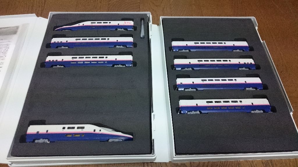 tomix e4系上越新幹線新塗装 : Sky blue車両センター