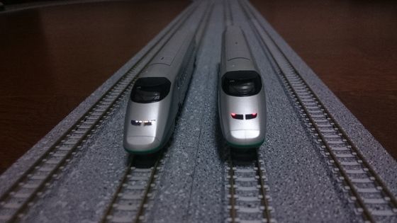 kato e3系1000番台山形新幹線つばさ : Sky blue車両センター
