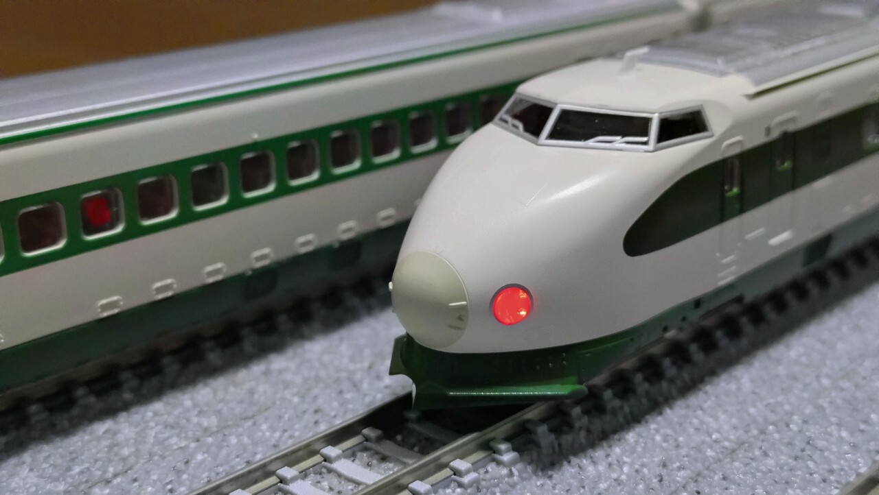 tomix 200系東北新幹線K編成 : Sky blue車両センター