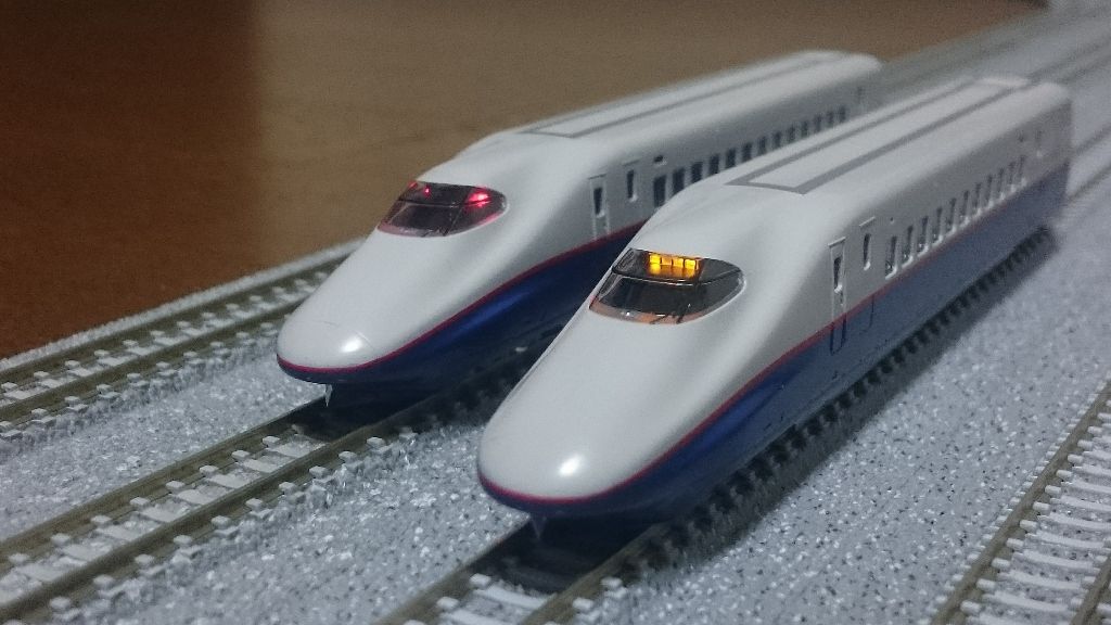 tomix e2系0番台長野新幹線あさま : Sky blue車両センター tomix e2系0番台長野新幹線あさま : Sky blue車両センター