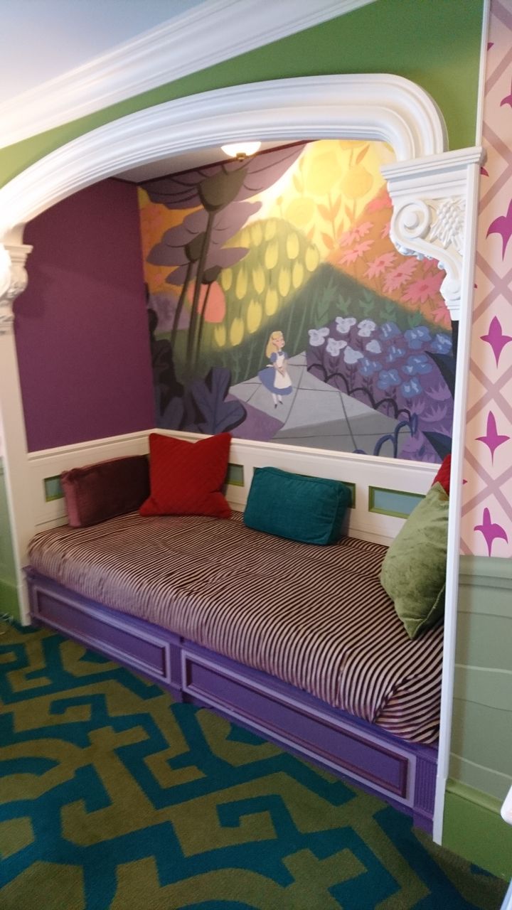 17年5月 ディズニーランドホテル 不思議の国のアリスルーム ときどきお泊りディズニー 都内から