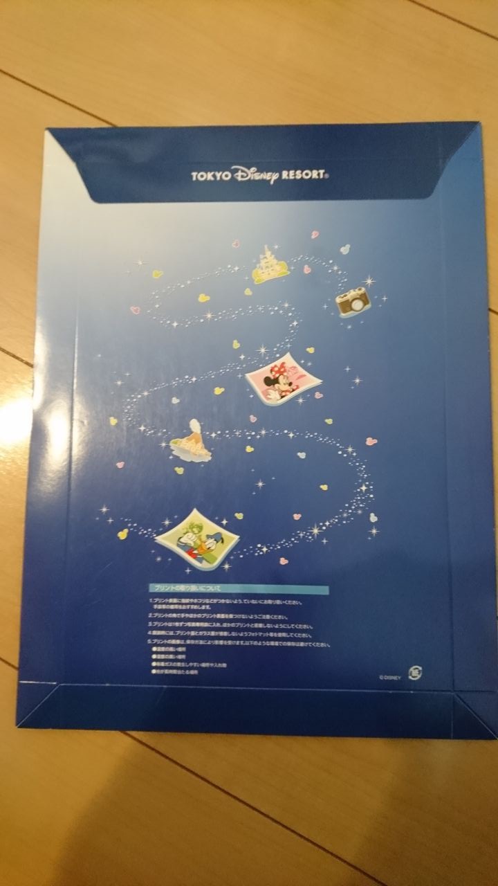 ディズニー オンラインフォト が届きました ときどきお泊りディズニー 都内から