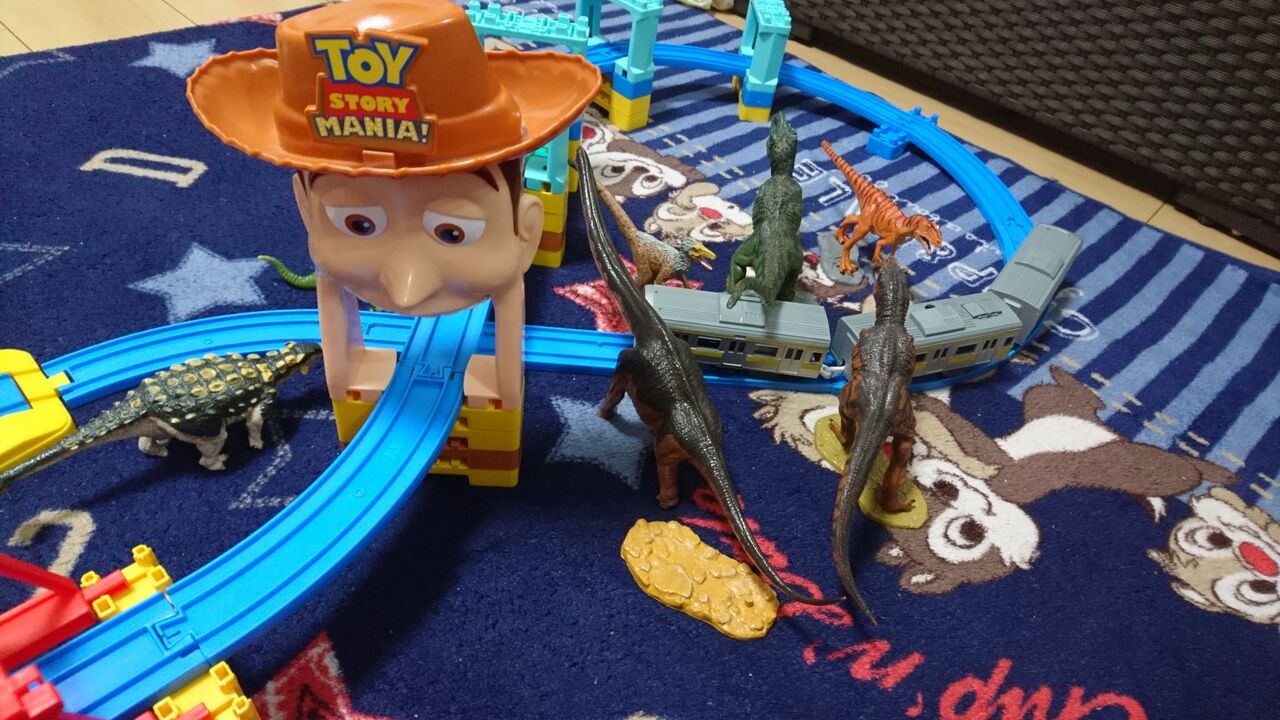 ウッディのプラレール ときどきお泊りディズニー 都内から