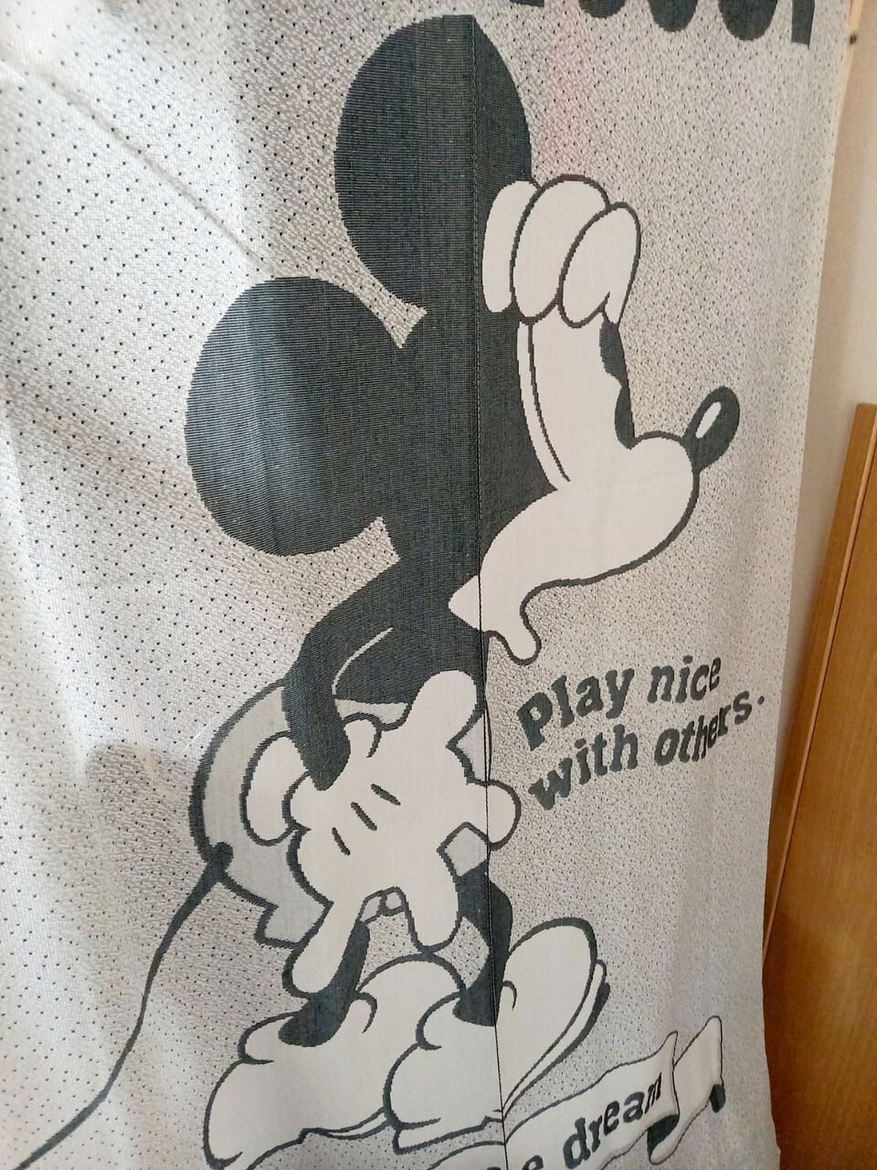 ミッキー暖簾 活用してみました ときどきお泊りディズニー 都内から ミッキー暖簾 活用してみました ときどきお泊りディズニー 都内から