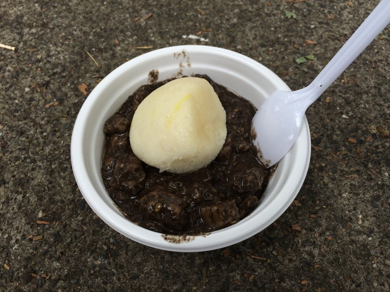 ディヌグアン 豚の血の臓物煮込み フィリピン料理 珍食ブログ ディヌグアン 豚の血の臓物煮込み フィリピン料理 珍食ブログ