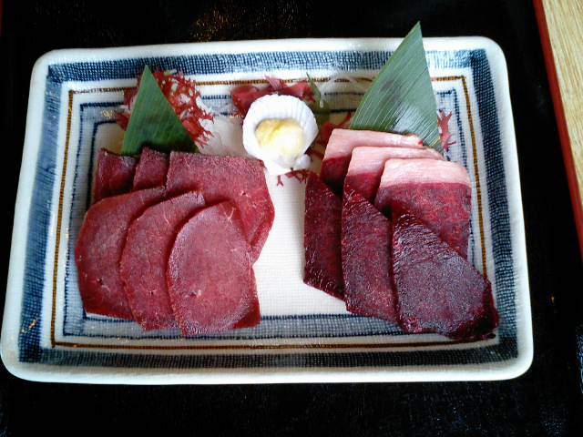 鹿とトドのルイベ さっぱでポン