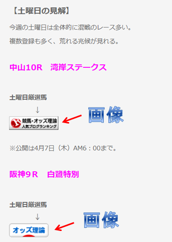 指名馬確認