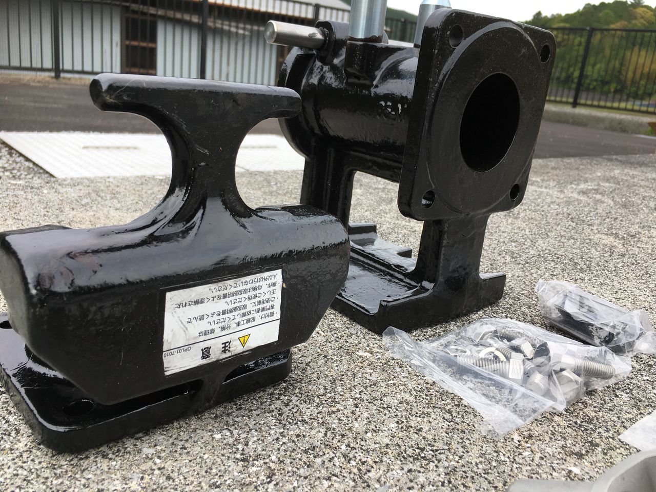 大規模処理場 水中ポンプ用着脱装置取替工事 ポンプ工事のプロ集団 有限会社四国アクアサービス 施工実例集