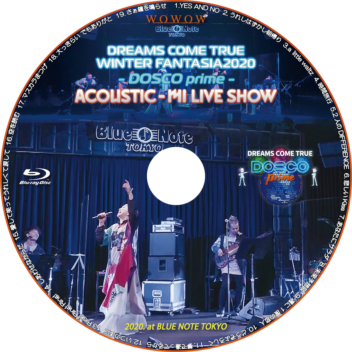 Dreams Come True Winter Fantasia Dosco Prime Acoustic Mi Live Show Wowowライブ レーベル屋さん Dreams Come True Winter Fantasia Dosco Prime Acoustic Mi Live Show Wowowライブ レーベル屋さん