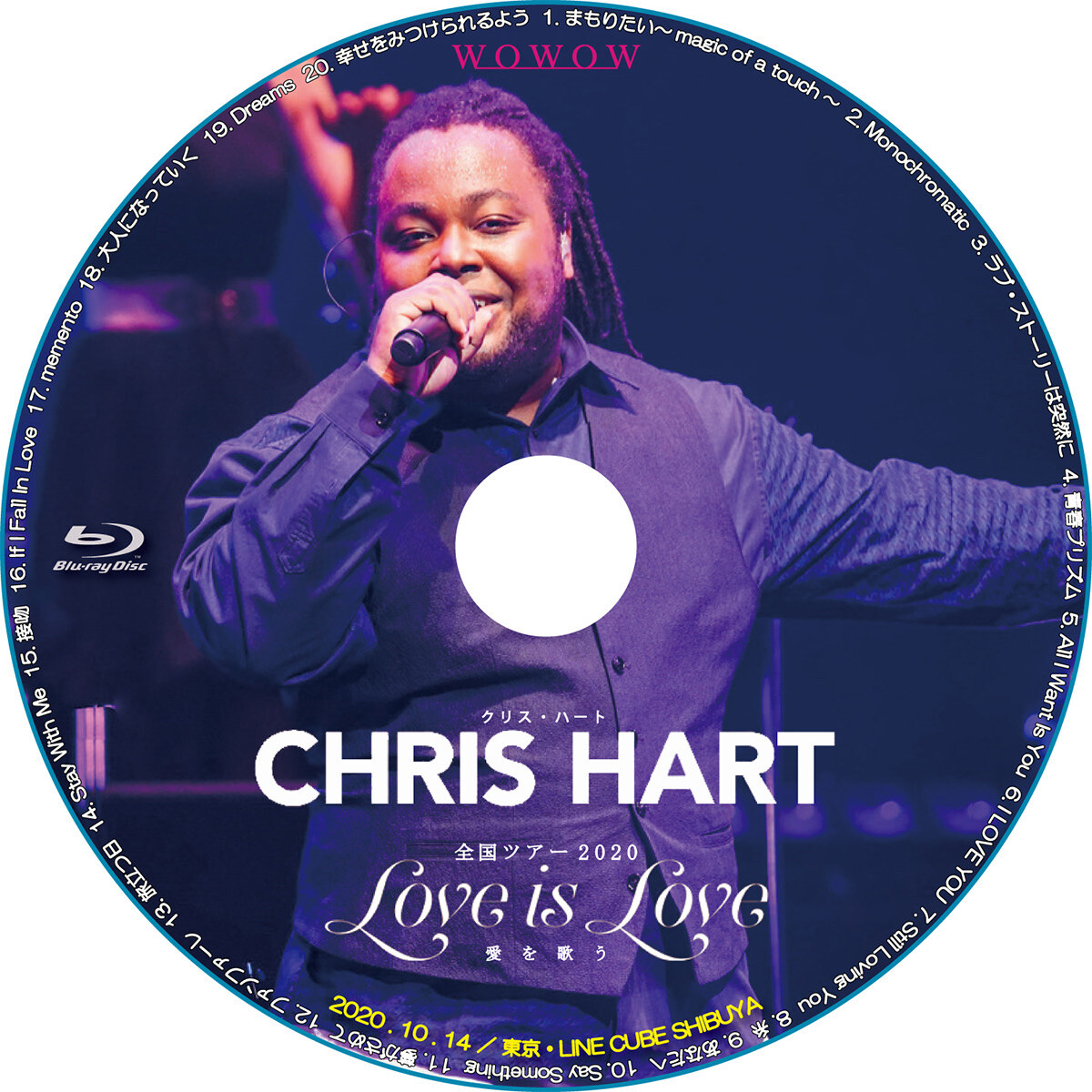 クリス ハート 全国ツアー Love Is Love 愛を歌う Wowowライブ こんなレーベル作ってみた