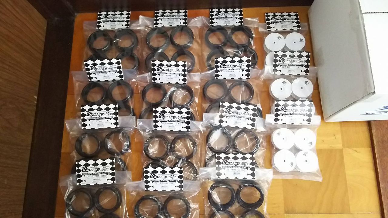 タバタ ZET-RTSHA 1/10ツーリングラバータイヤ スーパーハード Aタイプ 4個 ３台分　新品　未開封　① R.S 65mm ラバータイヤ プラスチックホイールリム 1&frasl;10 RCラリーカー HPI タミヤ 京商 WRC クロウ 43 ケンブロック  フィエスタ XV01 TT02 4本