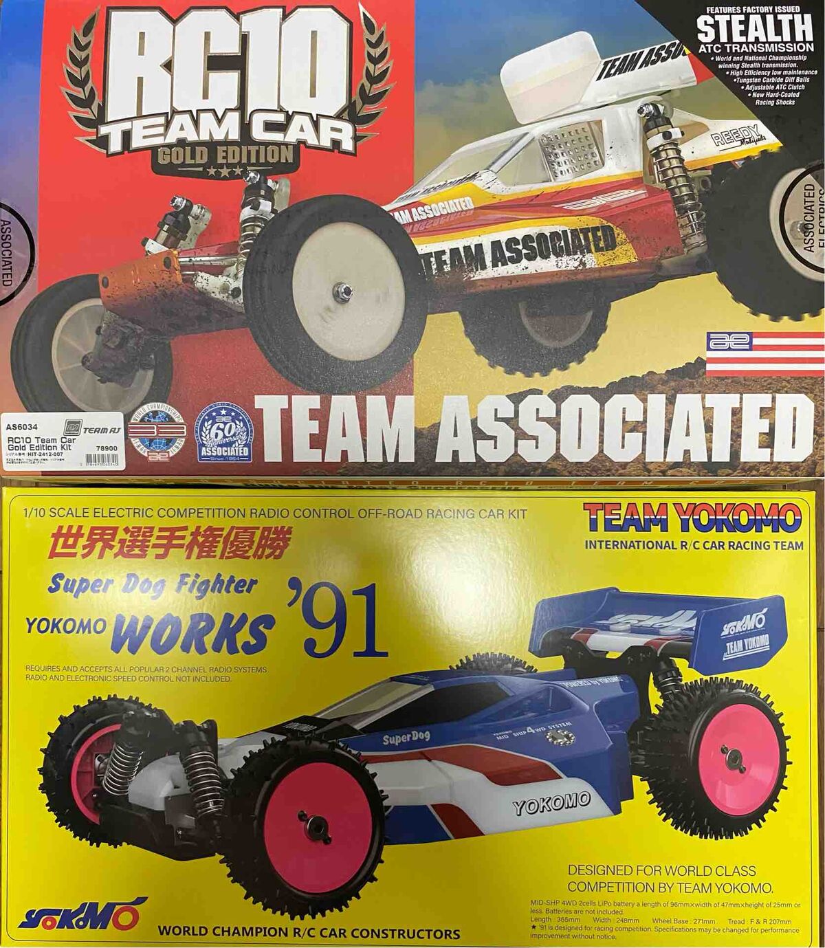 ホビーラジコン AS6034 RC10 Team Car Gold Edition Kit TEAM ASSOCIATED RC10 TEAM CAR GOLD EDITION KIT #AS6034
