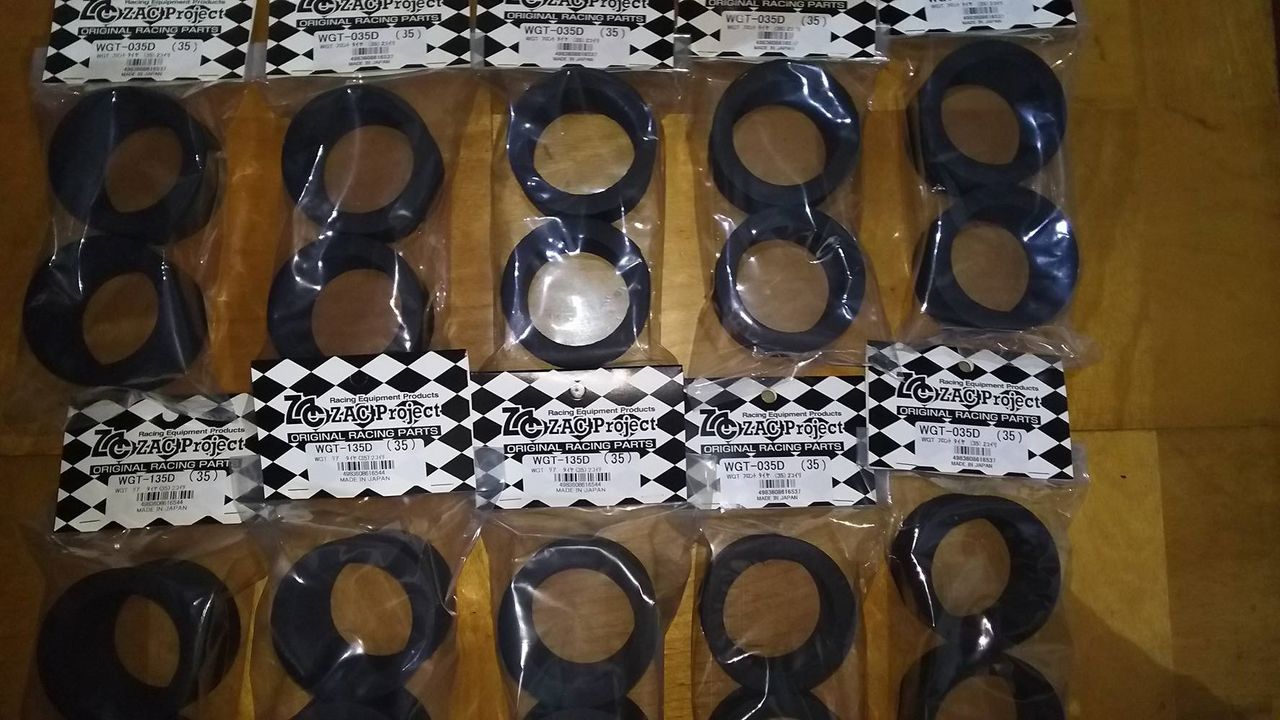 タバタ ZET-RTSHA 1/10ツーリングラバータイヤ スーパーハード Aタイプ 4個 ３台分　新品　未開封　① R.S 65mm ラバータイヤ プラスチックホイールリム 1&frasl;10 RCラリーカー HPI タミヤ 京商 WRC クロウ 43 ケンブロック  フィエスタ XV01 TT02 4本