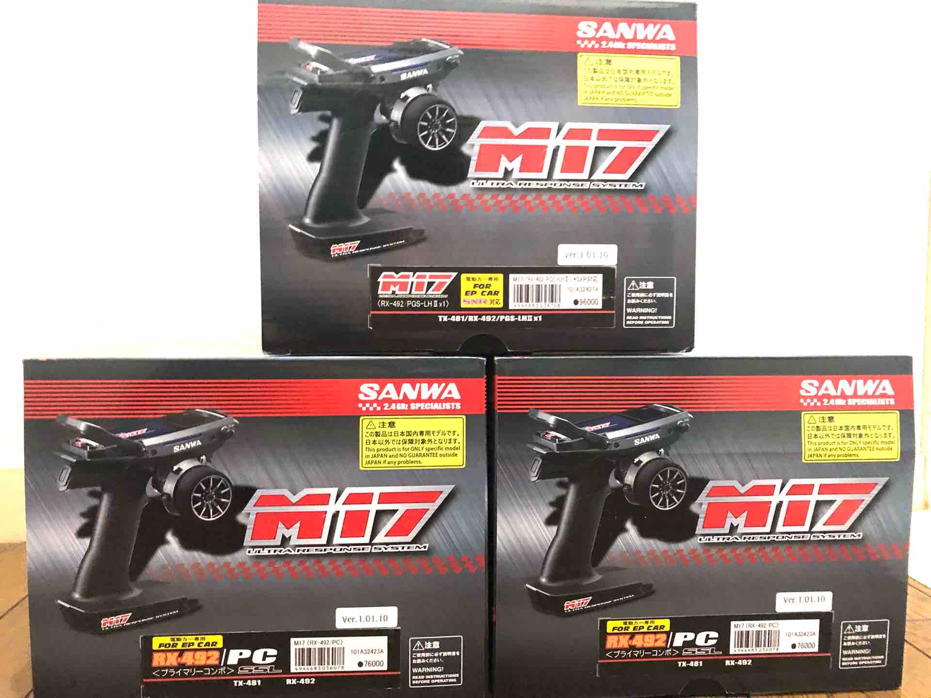 M17+RX492受信機付き入荷しました。発売記念セールはあと M17+RX492受信機付き入荷しました。発売記念セールはあと