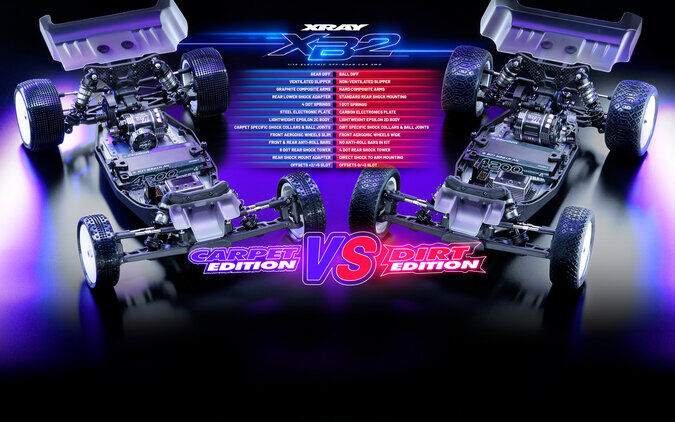 XRAY XB2 2026 1/10EP 2WDバギーシリーズ予約開始です。 : 真