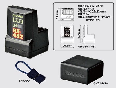 三和アンテナ内臓受信機RX-492&M17+RX-492受信機付き受注開始 三和アンテナ内臓受信機RX-492&M17+RX-492受信機付き受注開始