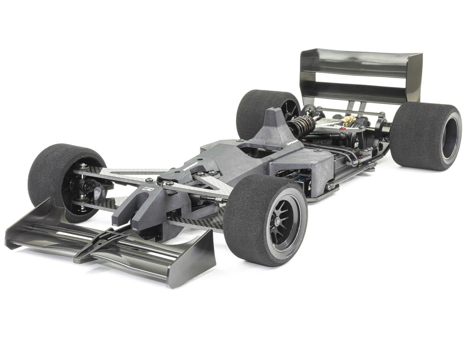 INFINITY IF14-2組立済シャーシ、スペアパーツ、説明書とボディー付き INFINITY - IF14-II MID 1/10 SCALE EP TOURING CAR CHASSIS KIT