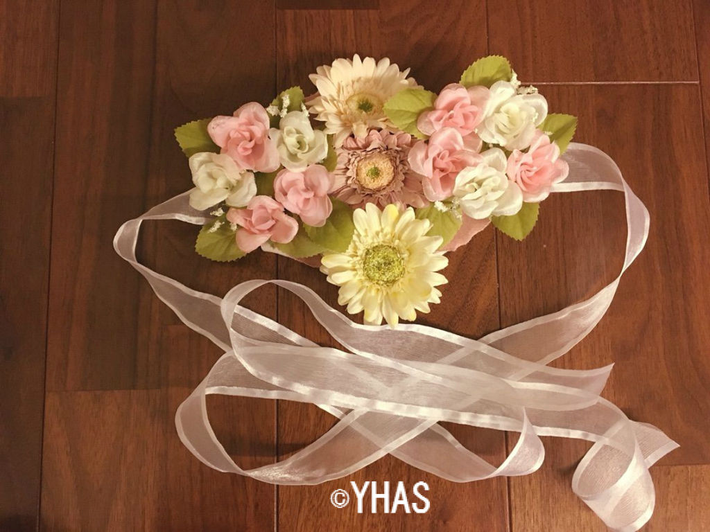 34w0d マタニティサッシュリボンベルトをdiy 100均 妊活からの育児blog